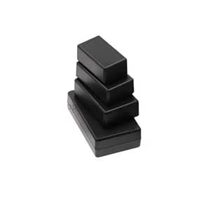 Cutie cu auto-inchidere 58x56x28 mm negru pentru montaje electronice