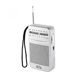 Radio portabil 2 benzi AM-FM 2x AA argintiu SAL RPC 4