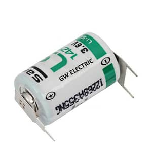 Baterie 1/2AA Lthium 3.6V 25.15x14.55mm + lamele SAFT LS14250