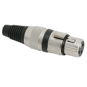 Soclu XLR 3 poli cu lipire cu fleaca de prindere protectie pentru cablu