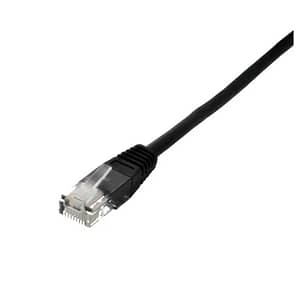 Cablu de retea UTP Well cat5e patch cord RJ45 2m negru UTP-0008-2BK-WL