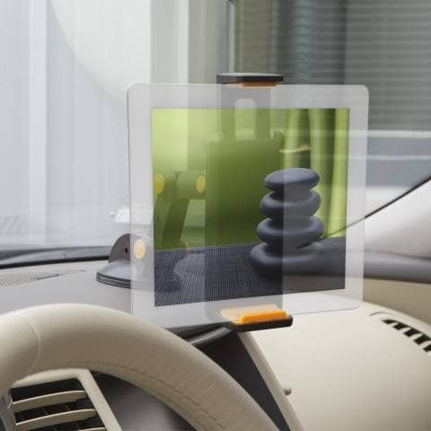 Suport telefon profesional pentru bord sau parbriz portocaliu - imagine 2