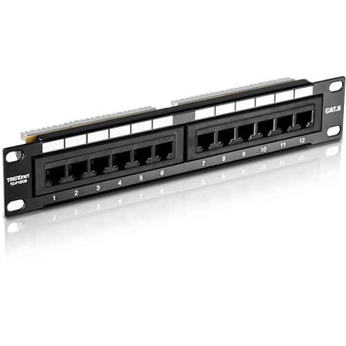 Patch Panel 12 porturi RJ45 UTP 10'