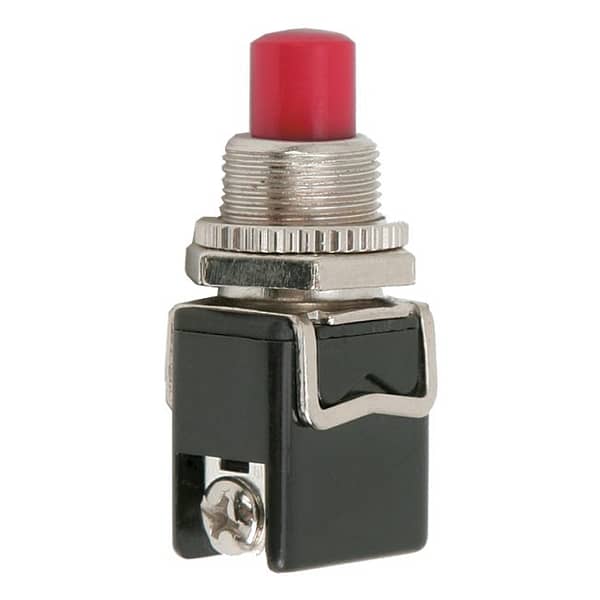 Buton 1 circuit 4A 250V ON-OFF fara retinere rosu