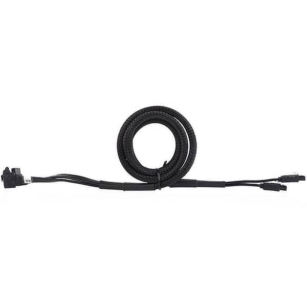 Cablu 2xSata data sleeved extension cable - imagine 2