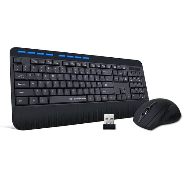 Kit wireless multimedia tastatura si mouse Gofreetech GFT-S001 negru