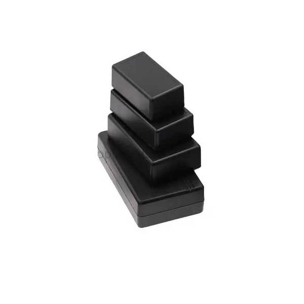 Cutie cu auto-inchidere 58x56x28 mm negru pentru montaje electronice