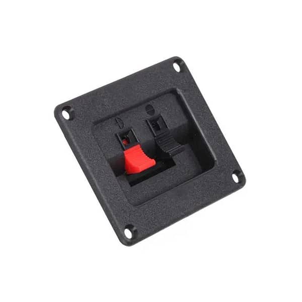 Conector dreptunghiular pentru difuzoare 2 contacte 1 difuzor montare pe panou GNI0239 - imagine 2