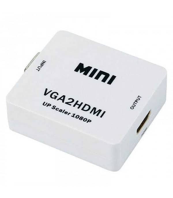 Adaptor audio-video VGA-HDMI VGA +audio intrare la HDMI iesire Cabletech - imagine 2