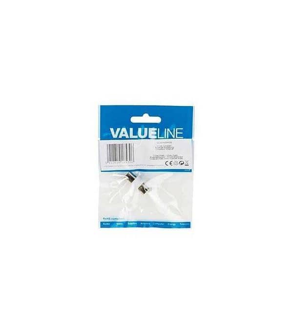 Adaptor coaxial tata - coaxial tata alb Valueline - imagine 2