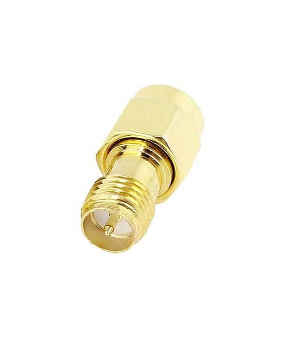 Adaptor convertor antena wifi RF coaxial SMA tata la SMA mama 50ohm de inalta calitate cupru placat cu aur - imagine 2