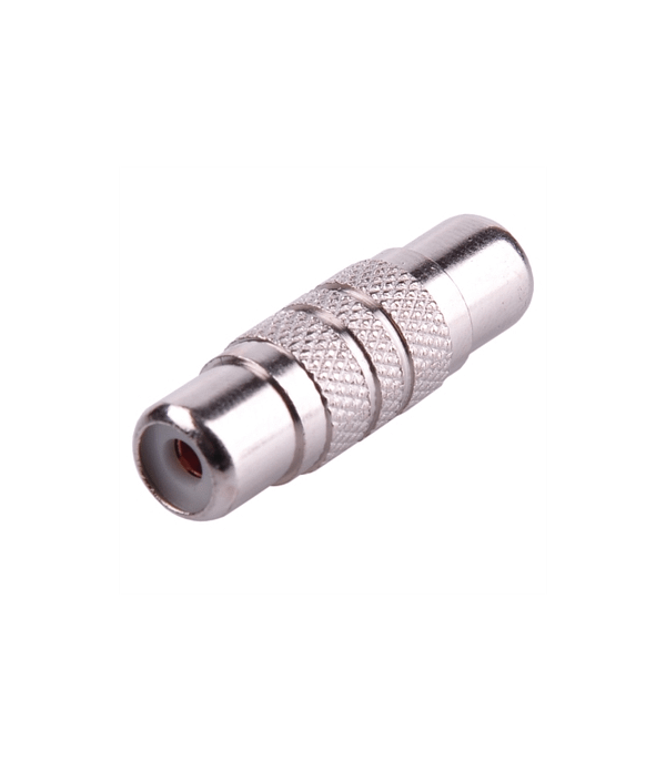 Adaptor prelungire RCA mama la RCA mama metalic