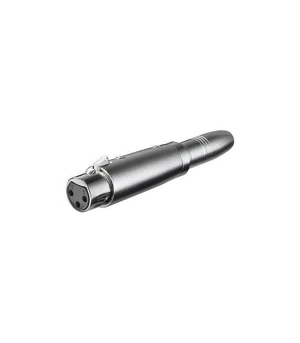 Adaptor XLR mama la Jack 6.35 mm mono mama Goobay