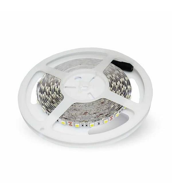 Banda LED SMD5050 albastru 5m 9W/m 60LED/m IP20 V-TAC