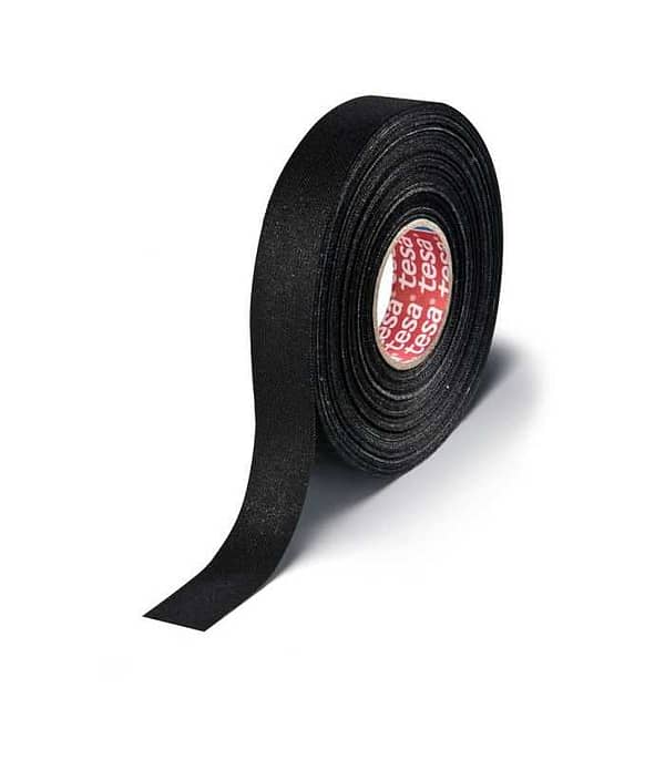 Banda textila 15mm 25m Thk 260um cauciuc 40% negru TESA 51026-00002-00