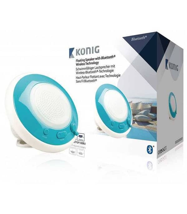 Boxa Bluetooth impermeabila albastra Sweex 3W - imagine 4