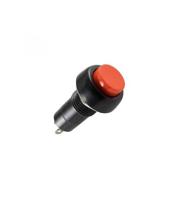 Buton comanda OFF-(ON) incastrabil 12mm 250V/3A rosu HOME