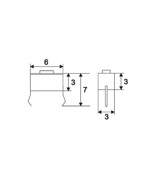 Buton microinterupator OFF-ON 1 circuit 0.05A 12VDC fara retinere 09000 - imagine 2