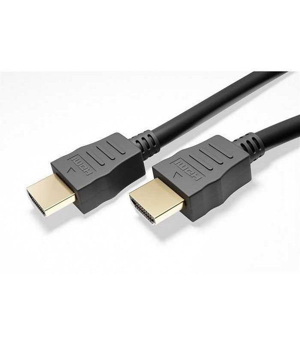 Cablu 1.4V HDMI 0.5m cu Ethernet 4K Ultra HD 2160p 30Hz conectori auriti Goobay