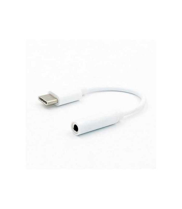 Cablu adaptor USB Type C tata - Jack 3.5 mm mama STEREO 11cm Well