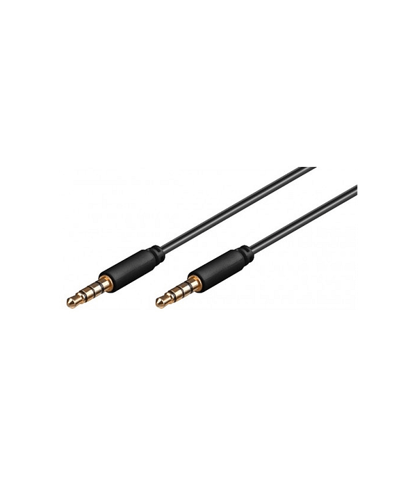 Cablu audio Jack 3.5 mm 4 pini 1m Goobay