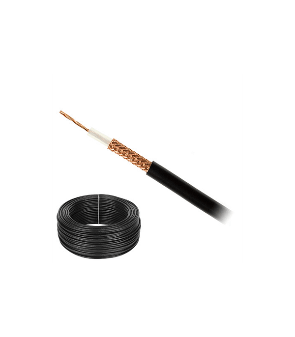 Cablu coaxial H155 WLAN cupru 5.4mm PVC negru Cabletech - imagine 2