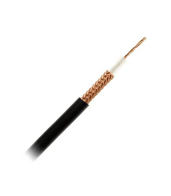 Cablu coaxial H155 WLAN cupru 5.4mm PVC negru Cabletech