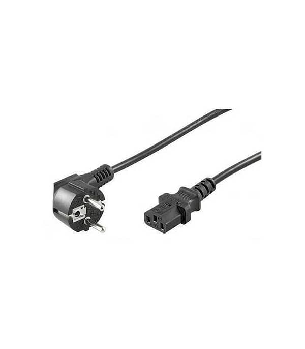 Cablu de alimentare calculator PC Schuko 90 grade tata - CCE mama 1.5m WELL