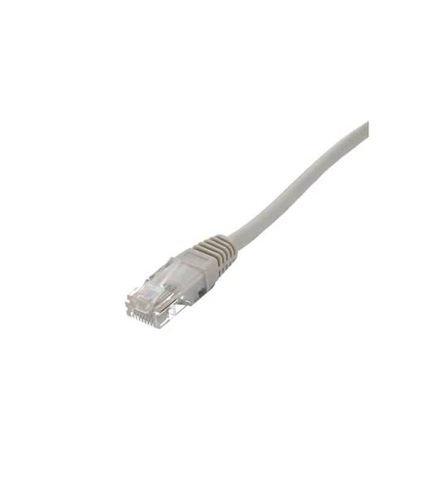 Cablu de retea UTP Cat5e patch cord 10m RJ45-RJ45 gri Well UTP-0008-10GY-WL