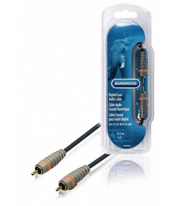 Cablu digital coaxial 0.5m RCA-RCA Bandridge