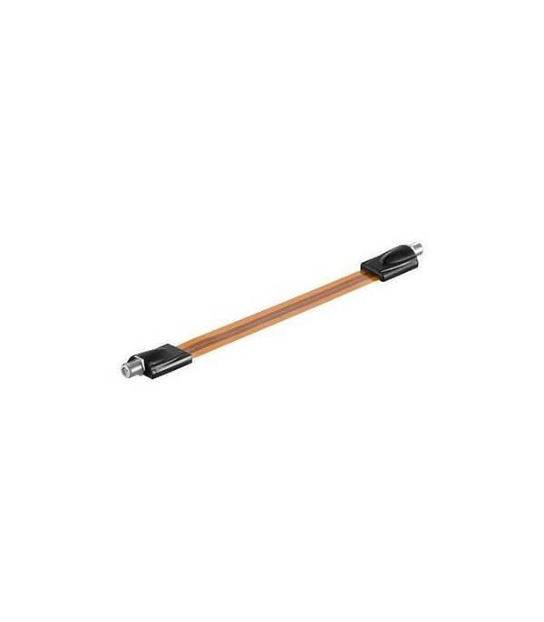 Cablu F mama la F mama 26cm COAXIAL super plat Goobay