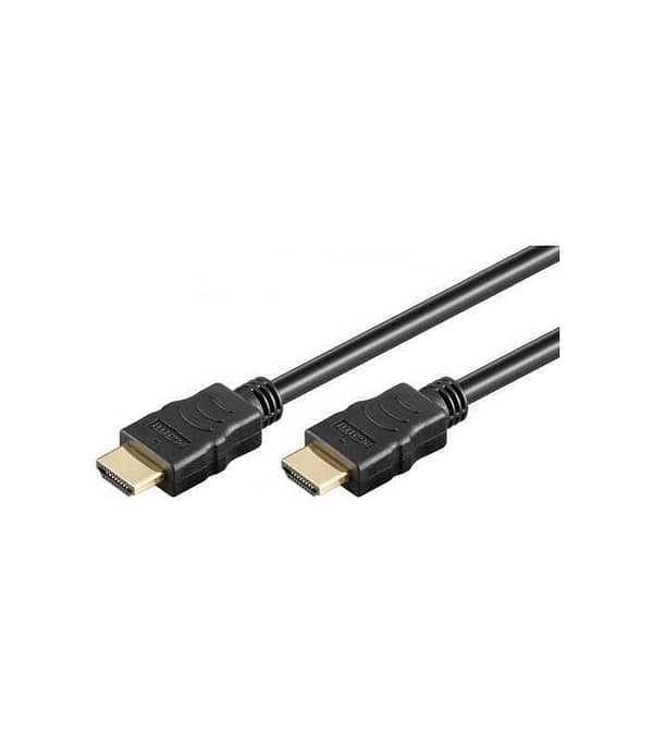 Cablu HDMI2.0 1.5m cu ethernet 4K Ultra HD 2160p 60Hz OFC 19p tata - HDMI 19p tata aurit Well