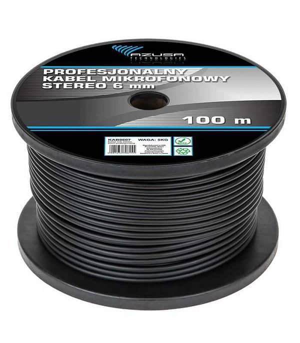 Cablu microfon Profesional 6mm stereo Azusa KAB0607