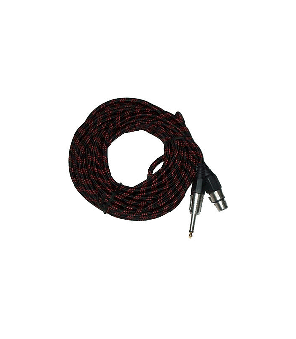 Cablu microfon XLR mama la 6.3mm Jack MONO tata 3m Cabletech