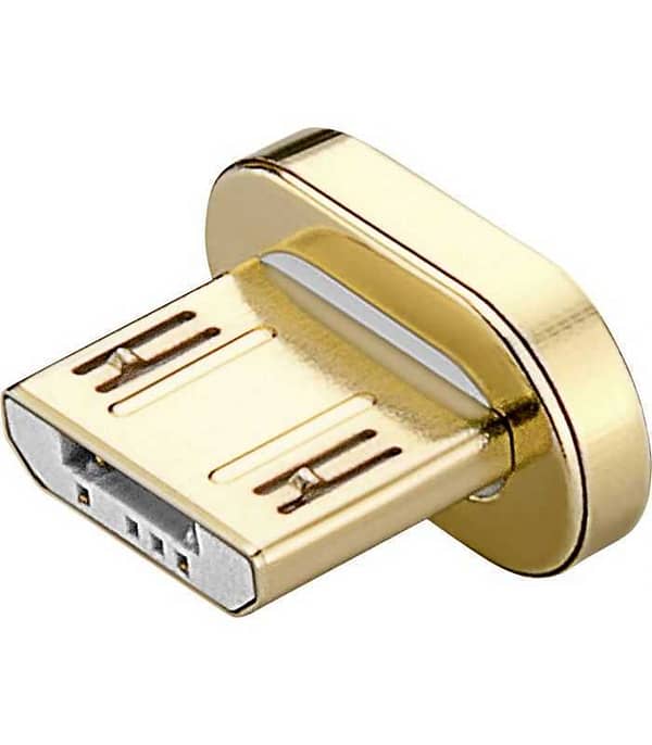 Cablu USB 2.0 cu mufa magnetica micro USB 1.2m negru Goobay - imagine 2