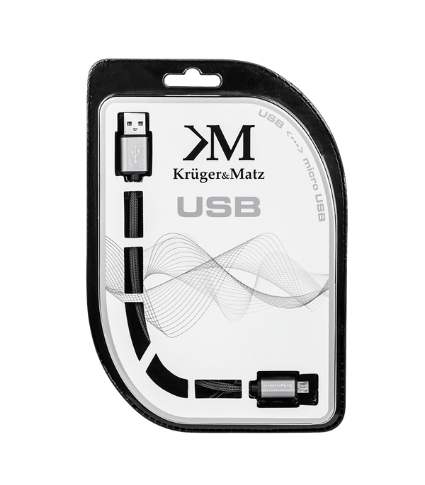 Cablu USB la micro USB 1m Profesional Kruger&Matz - imagine 2