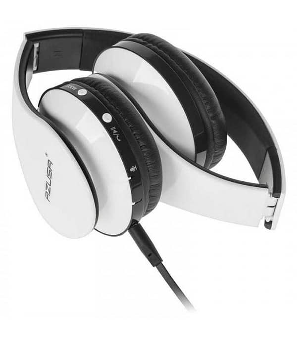 Casti audio stereo fara fir cititor SD radio Azusa - imagine 2