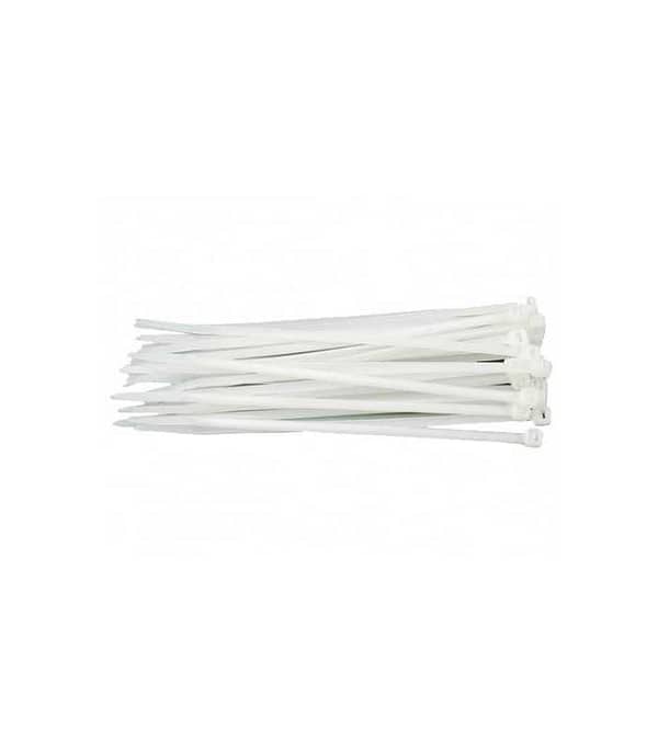 Coliere plastic 2.5x80mm 100buc alb Well