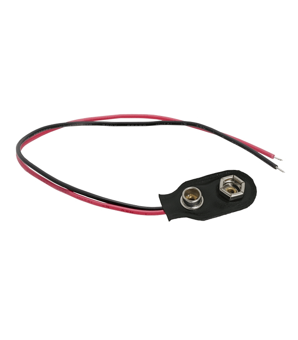 Conector baterie 9V 110mm pe fir