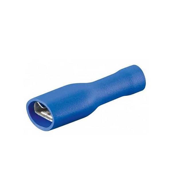 Conector papuc mama albastru izolat 6.4x0.8mm Goobay