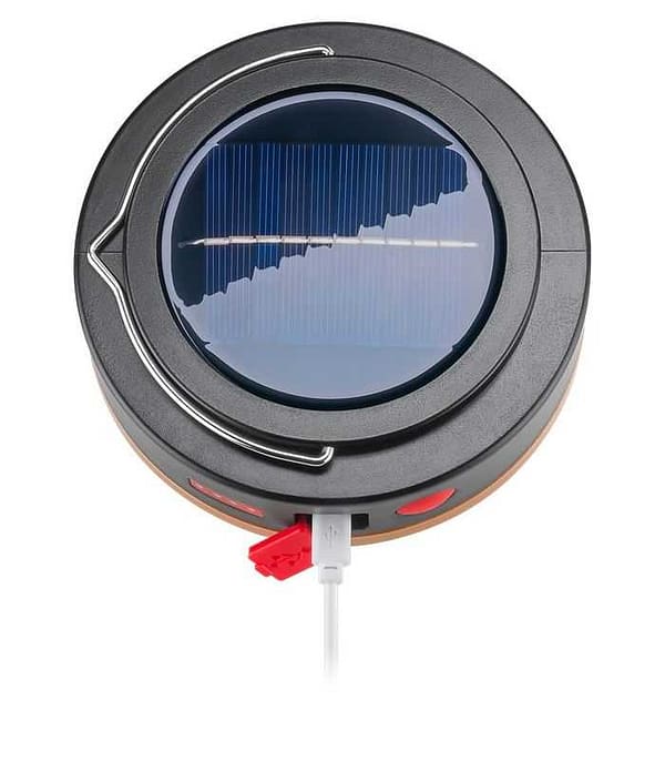 Lampa solara de camping cu LED acumulator 18650 si telecomanda IR Goobay 60344 - imagine 2
