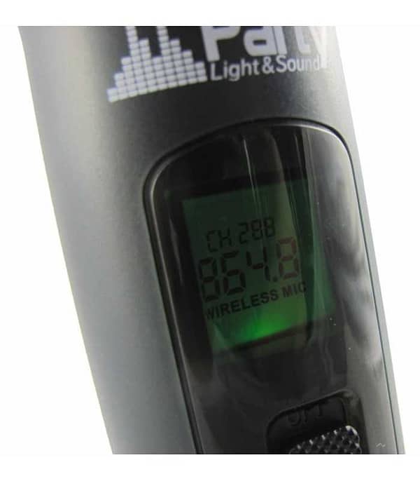 Microfon wireless cu modul USB Party Light & Sound - imagine 2