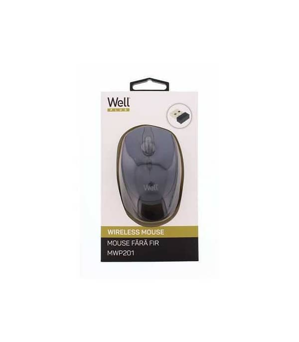 Mouse wireless Well MWP201 negru - imagine 3