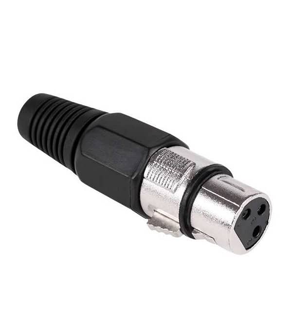 Mufa XLR mama negru cu lipire - imagine 3