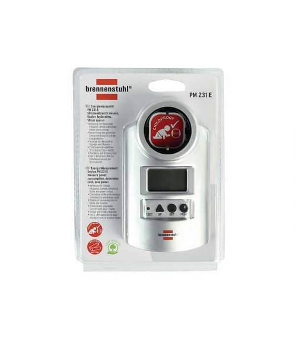 Priza cu masurarea energiei consumate 16A 3600W Brennenstuhl PM231 - imagine 3