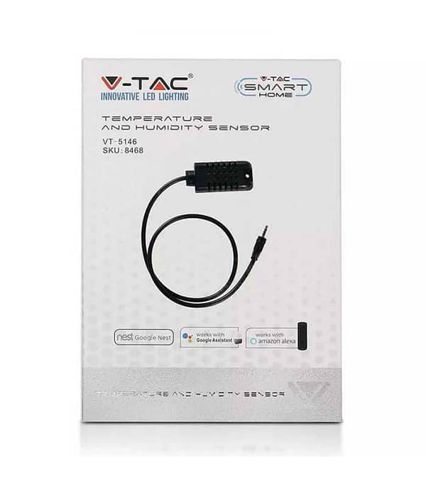 Senzor de temperatura si umiditate 0.5m IP20 V-TAC - imagine 2