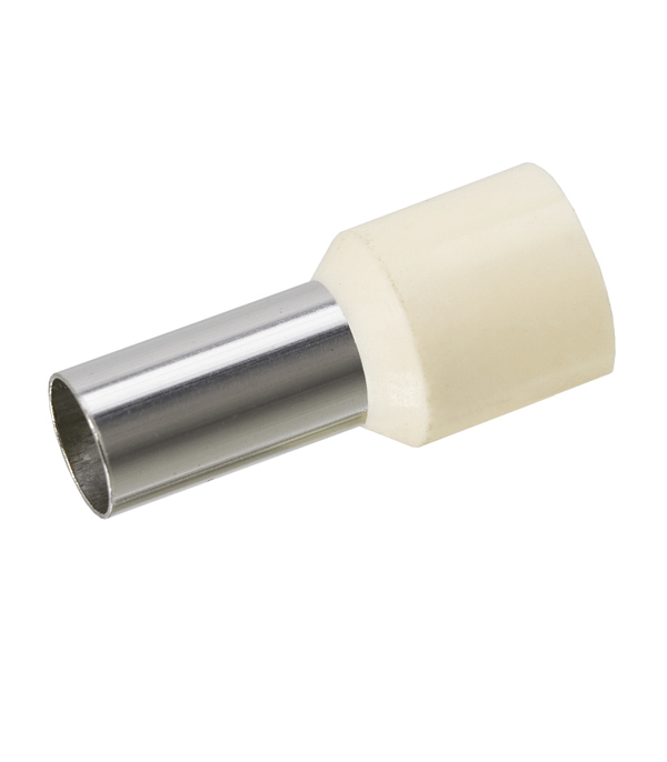 Varf terminal cablu de 16 mm alb