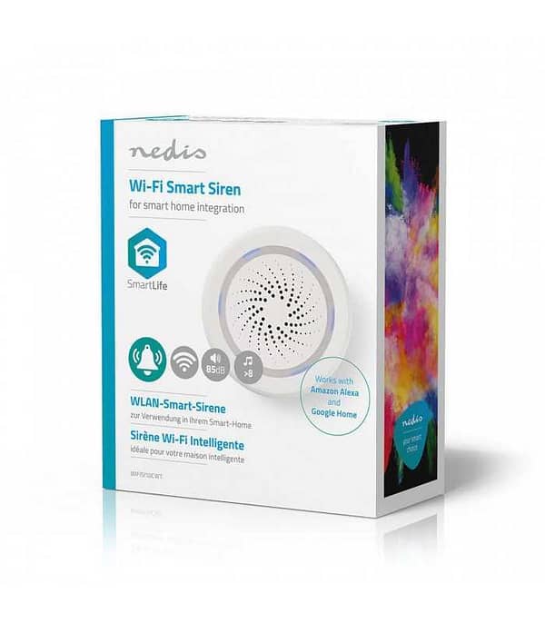 Dispozitiv de alarma cu conexiune WiFi 85dB Nedis - imagine 5